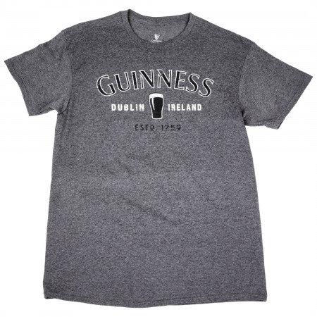 Guinness Dublin Ireland Beer Glass Logo T-Shirt